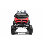 Elektrické autíčko - Mercedes UNIMOG - červené